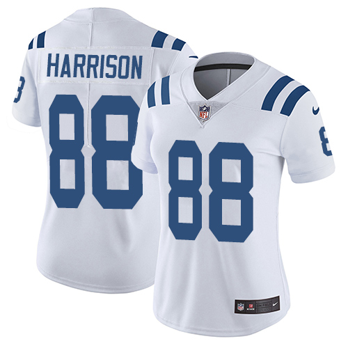 Indianapolis Colts #88 Limited Marvin Harrison White Nike NFL Road Women Vapor Untouchable jerseys->youth nfl jersey->Youth Jersey